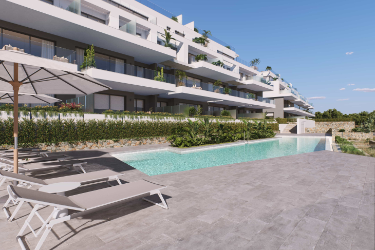 Las Colinas Golf: Nieuw project met 2 en 3 SLPK appartementen