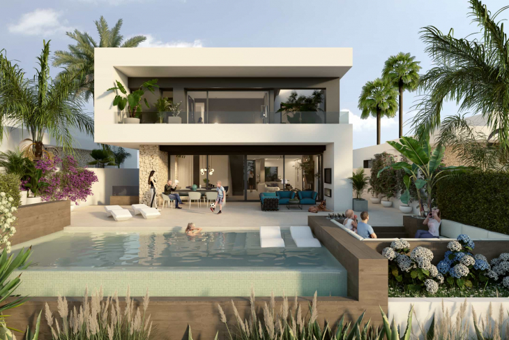 Luxe villa met onderbouw eerstelijn La Finca Golf Resort
