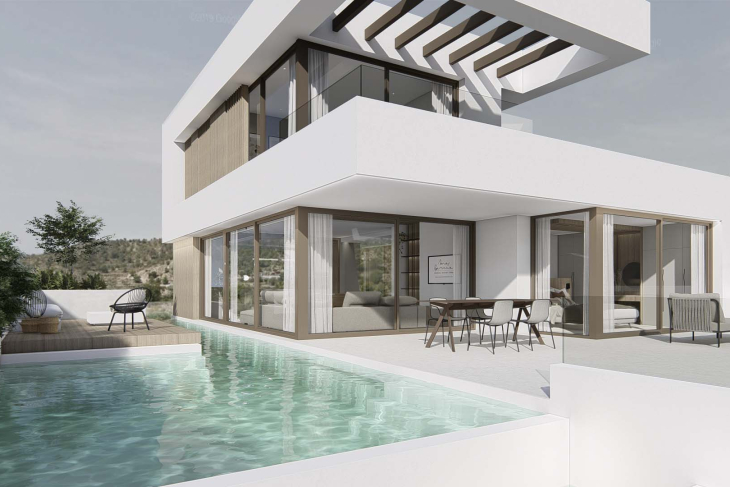 Luxueuse villa met zeezicht in Finestrat