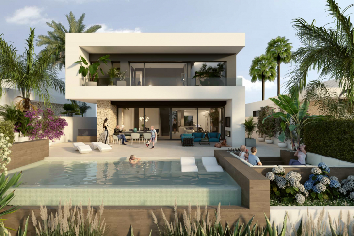 Luxury villa with underbuilt first line La Finca Golf