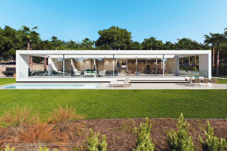 Prachtige gelijkvloerse villa op Las Colinas