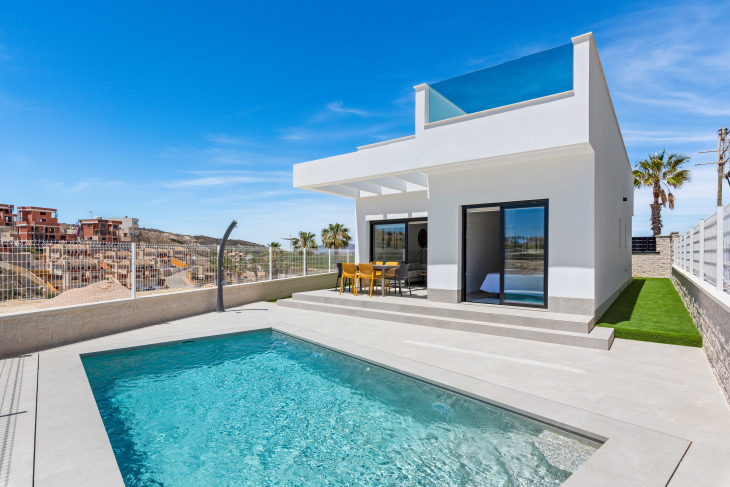 Villa moderne sur la Finca golf &agrave; Algorfa