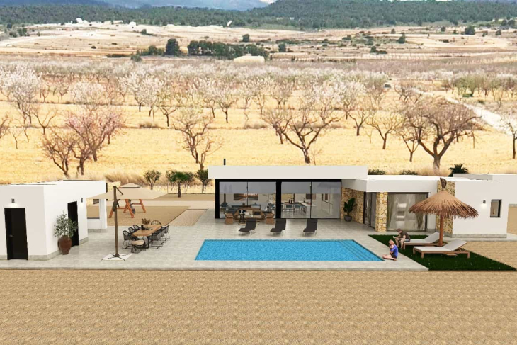 Villa on 14000m2 plot in Pinoso