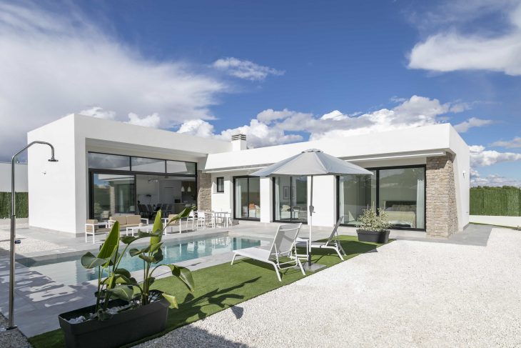 Moderne villa in natuurgebied regio Murcia