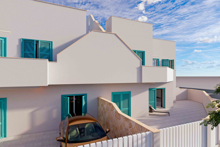 3 bedroom apartments at 800 m from the beach!