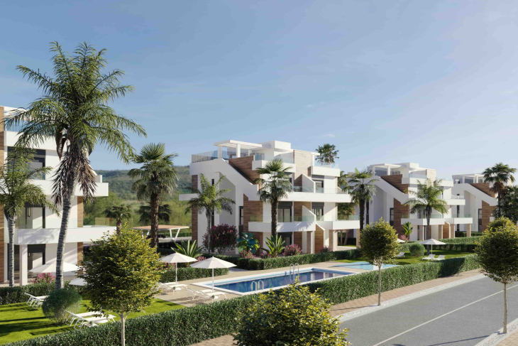 Luxury apartments on golf resort