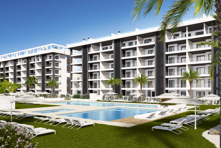Modern luxury apartments with seaview in La Mata