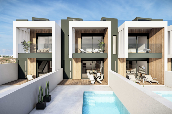 Modern villa with pool in Pilar de la Horadada