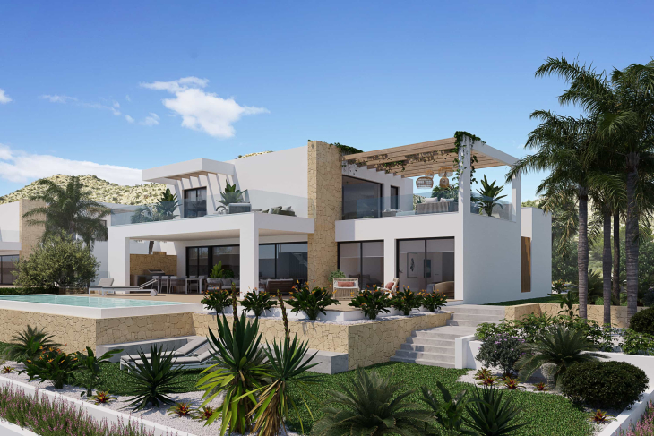 Zeer ruime luxe villa eerstelijn golf 